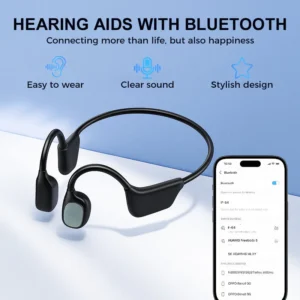 Yagoo™ Bone Conduction Smart Hearing Aid Bluetooth Earphones image Yagoo™ Bone Conduction Smart Hearing Aid Bluetooth Earphones
