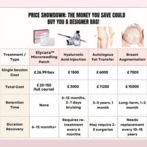 Elycura Nano Microneedle Breast Enhancement Patch