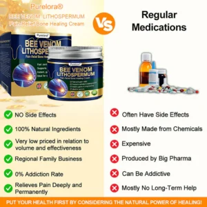 Purelora® Bee Venom Lithospermum Pain-Relief Cream image Purelora® Bee Venom Lithospermum Pain-Relief Cream