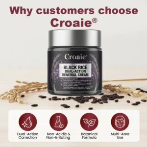 Croaie® BLACK RICE DUAL-ACTION RENEWAL CREAM