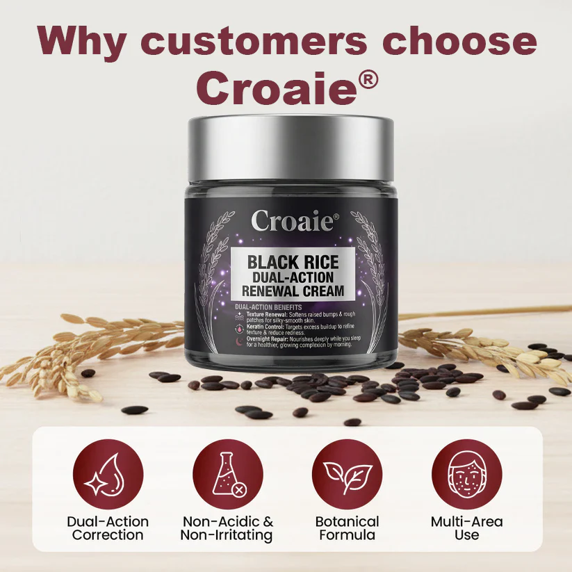 Croaie® BLACK RICE DUAL-ACTION RENEWAL CREAM