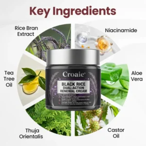 Croaie® BLACK RICE DUAL-ACTION RENEWAL CREAM