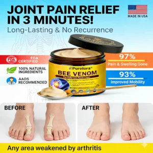 Purelora® Bee Venom Pain Relief Joint Repair Cream image Purelora® Bee Venom Pain Relief Joint Repair Cream