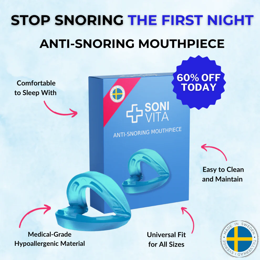 SoniVita - Anti-Snoring Mouthpiece Universal Size image SoniVita - Anti-Snoring Mouthpiece Universal Size