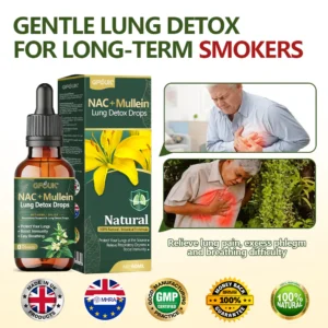GFOUK® NAC + Mullein Lung Detox Drops image GFOUK® NAC + Mullein Lung Detox Drops