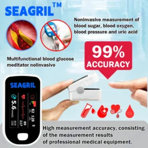 SEAGRIL™ Advanced Non-Invasive GlucoseMonitor-99.9% Accuracy + Exclusive Gift image SEAGRIL™ Advanced Non-Invasive GlucoseMonitor-99.9% Accuracy + Exclusive Gift