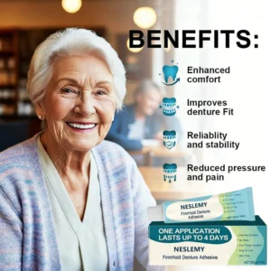 NESLEMY® Firm Hold Denture Adhesive