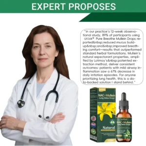 GFOUK® NAC + Mullein Lung Detox Drops image GFOUK® NAC + Mullein Lung Detox Drops