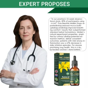 GFOUK® NAC + Mullein Lung Detox Drops image GFOUK® NAC + Mullein Lung Detox Drops