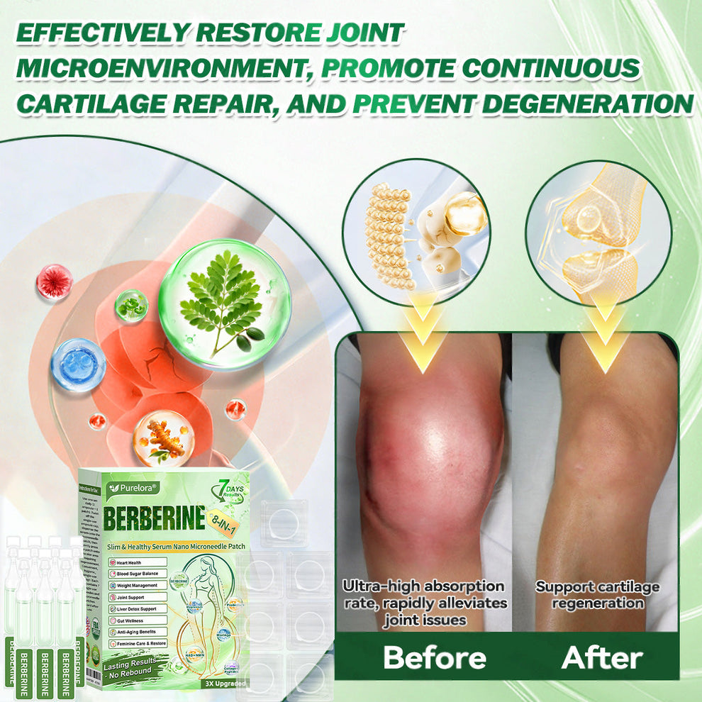 Purelora Berberine 8-IN-1 Slim & Healthy Serum Nano Microneedle Patch image Purelora Berberine 8-IN-1 Slim & Healthy Serum Nano Microneedle Patch