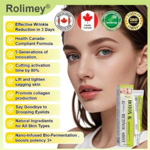 Rolimey® Botox & Vita-A Retinol Shot Wrinkle-Lift Tightening cream image Rolimey® Botox & Vita-A Retinol Shot Wrinkle