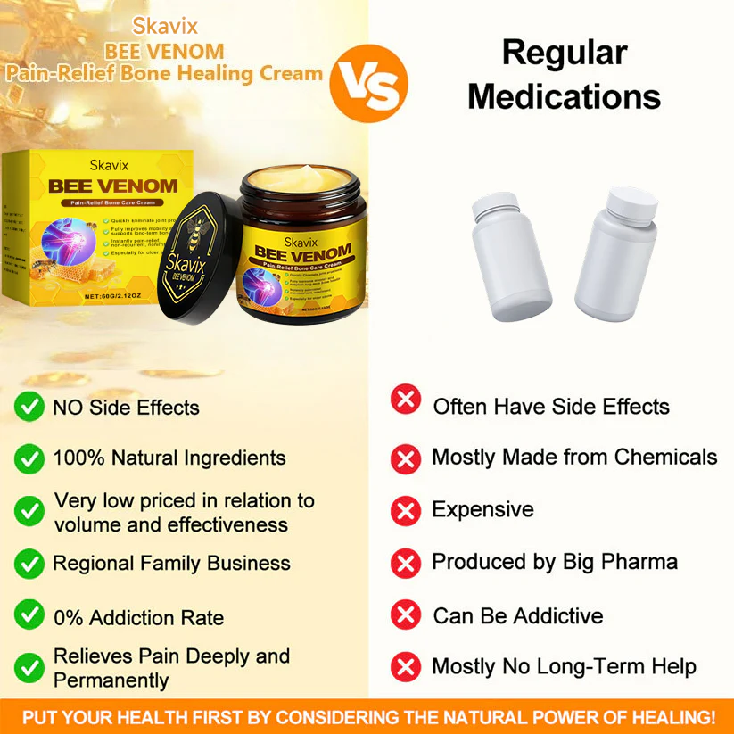 Skavix® Bee Venom Pain-Relief Bone Healing Cream
