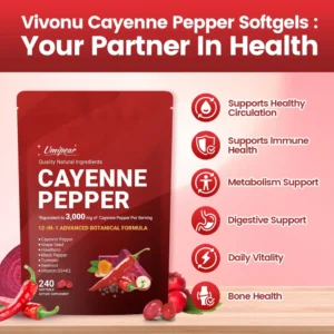 Umpear Cayenne Pepper Softgels image Umpear Cayenne Pepper Softgels