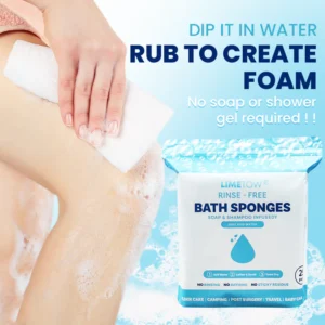 LIMETOW® Rinse-Free Bathing Sponge