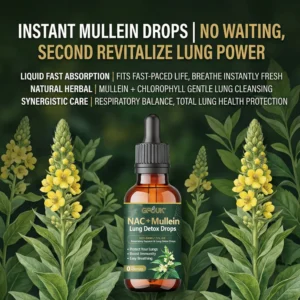 GFOUK® NAC + Mullein Lung Detox Drops image GFOUK® NAC + Mullein Lung Detox Drops