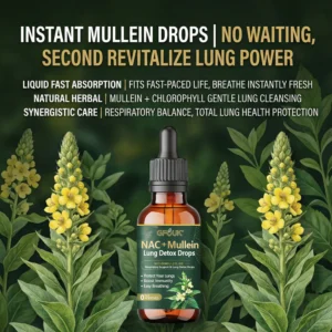 GFOUK® NAC + Mullein Lung Detox Drops image GFOUK® NAC + Mullein Lung Detox Drops