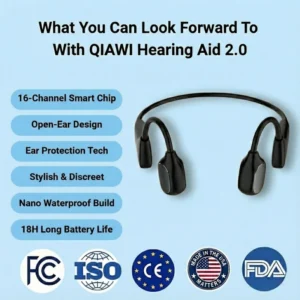 QIAWI® X1 Bone Conducted Sound Hearing Aid image QIAWI® X1 Bone Conducted Sound Hearing Aid