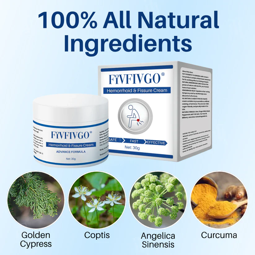 Fivfivgo® Hemorrhoid & Fissure Cream image Fivfivgo® Hemorrhoid & Fissure Cream