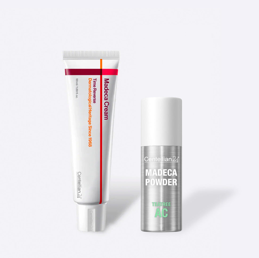 Madeca Cream Time Reverse 50ml image Turn Back Time With Centellian24 Madeca Cream Time ReverseExperience visible wrinkle reduction and firmer, smoother skin in just 4 weeks. Powered by pharmaceutical-grade TECA™ (Centella asiatica extract) and a protein-rich formula, this cream boosts moisture for up to 240 hours while tightening sagging skin. Perfect as the final step in your AM/PM routine for fast repair, deep hydration, and a youthful glow. Madeca Cream Time Reverse 50ml Madeca Cream Time Reverse 50ml Madeca Cream Time Reverse 50ml Madeca Cream Time Reverse 50ml Madeca Cream Time Reverse 50ml Madeca Cream Time Reverse 50ml Madeca Cream Time Reverse 50ml Regular price m.52.00 Sale price m.35.00 Cream Only Add to cart See Wrinkles Fade in Just 4 Weeks Clinically tested to visibly reduce fine lines, smooth deep-set wrinkles, and lift sagging skin. Noticeably firmer contours and a more defined jawline reveal a younger-looking you. See Wrinkles Fade in Just 4 Weeks Clinically tested to visibly reduce fine lines, smooth deep-set wrinkles, and lift sagging skin. Noticeably firmer contours and a more defined jawline reveal a younger-looking you. Deep Hydration That Lasts Unlock long-lasting moisture and elasticity with a protein-rich formula that absorbs 251% faster. Experience visibly smoother, firmer skin as sagging improves and your complexion becomes more supple and youthful. Madeca Powder Tea Tree AC 6g Say Goodbye to Skin Troubles with Our Madeca Powder! Just one application is enough to visibly care for your skin troubles! 100% Satisfaction: Experience complete satisfaction with pore care, oil control, and soothing effects. Instant Results: Our unique snowflake powder melts right onto the troubled areas, providing immediate relief. HOW TO USE Step 1: Cleanse your face thoroughly and apply toner to prep your skin for better absorption. Step 2: Apply the cream gently as the final step of your skincare routine, morning and night. Step 3: For intensive overnight repair, apply a slightly thicker layer before bed. Formulated with pharmaceutical-grade TECA, this concentrated Centella extract penetrates deep into the skin to calm irritation, strengthen the barrier, and accelerate repair for softer, healthier, revitalized skin. Pure Centella Power for Fast Repair Achieve transformed skin with this powerhouse 3-step solution: hydrate with the Derma Mask, refine with Tea Tree Powder, and firm with Time Reverse Cream. Layered performance for smoother, tighter, more radiant skin. Your Complete Anti-Aging System Clinically proven to visibly calm redness and irritation. This soothing formula evens the skin tone quickly, restoring clarity and a smooth, healthy glow. Redness Reduced by 23.5% in Just 1 Week