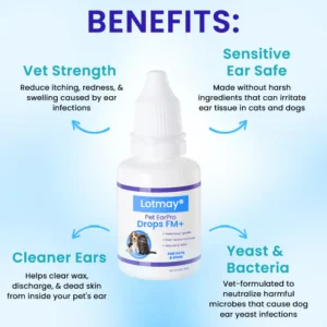 Lotmay® Pet EarPro Drops FM+for Dogs & Cats