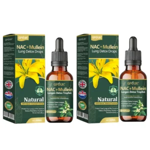 GFOUK® NAC + Mullein Lung Detox Drops image GFOUK® NAC + Mullein Lung Detox Drops