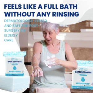 LIMETOW® Rinse-Free Bathing Sponge