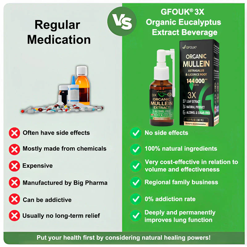 GFOUK® 3X Concentrated Mullein Lung Cleanse Spray image GFOUK® 3X Concentrated Mullein Lung Cleanse Spray