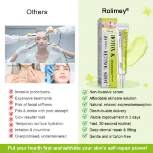 Rolimey® Botox & Vita-A Retinol Shot Wrinkle-Lift Tightening cream image Rolimey® Botox & Vita-A Retinol Shot Wrinkle