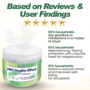 AEXZR® PBO Double-Effect Pest Gel Beads image AEXZR® PBO Double-Effect Pest Gel Beads