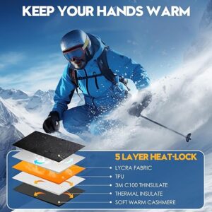 Limetow Windproof Touchscreen Winter Gloves – Thermal Warmth for Men & Women