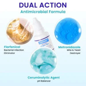 Lotmay® Pet EarPro Drops FM+for Dogs & Cats