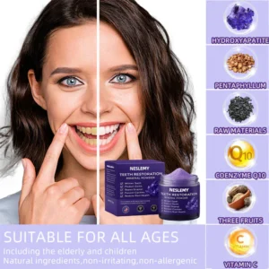 NESLEMY Teeth Restoration Mineral Powder image NESLEMY™ Mineral Therapy for Total Oral Restoration