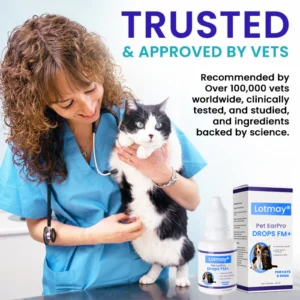 Lotmay® Pet EarPro Drops FM+for Dogs & Cats