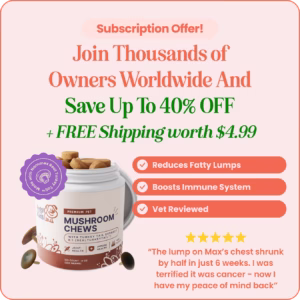 Premium Pet Mushroom Chews-Lipomas Relief Supplement for Dogs