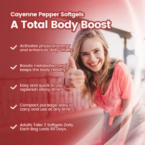 Umpear Cayenne Pepper Softgels image Umpear Cayenne Pepper Softgels
