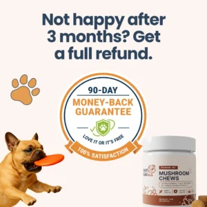 Premium Pet Mushroom Chews-Lipomas Relief Supplement for Dogs