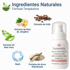 Luxevéria Boost hair growth naturally image Luxevéria Boost hair growth naturally