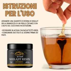 BiyOde Shilajit Resin 100% pure Source of vital energy from the Himalayas