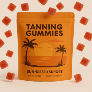 Natural tanning gummies