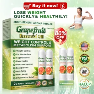 CleraLuxe® Grapefruit Essential Oil Multi Benefit Aroma Inhaler