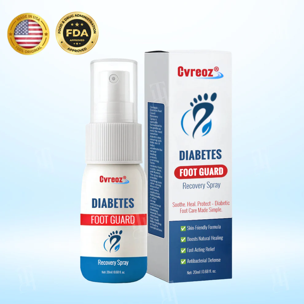 Cvreoz Diabetes Foot Guard Recovery Spray image Cvreoz Diabetes Foot Guard Recovery Spray