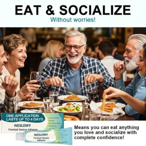 NESLEMY® Firm Hold Denture Adhesive