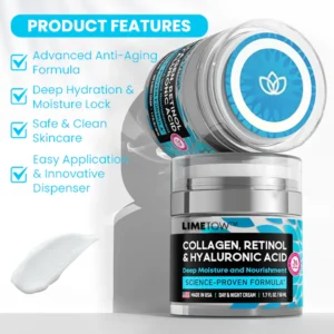 LIMETOW™ Collagen, Retinol & Hyaluronic Acid Cream image LIMETOW™ Collagen, Retinol & Hyaluronic Acid Cream