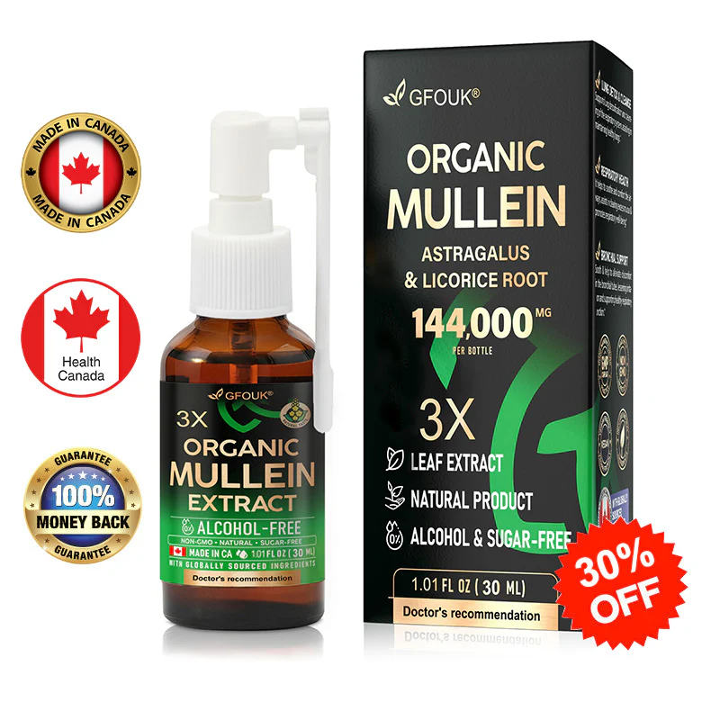 GFOUK® 3X Concentrated Mullein Lung Cleanse Spray image GFOUK® 3X Concentrated Mullein Lung Cleanse Spray