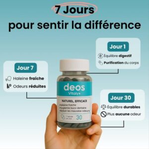 Deos Vitaly+Naturel Efficace Odor-fighting supplement