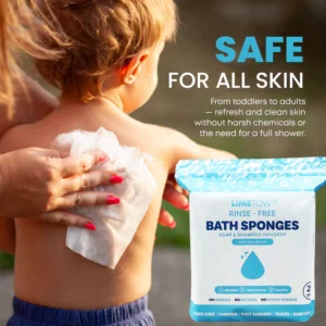 LIMETOW® Rinse-Free Bathing Sponge