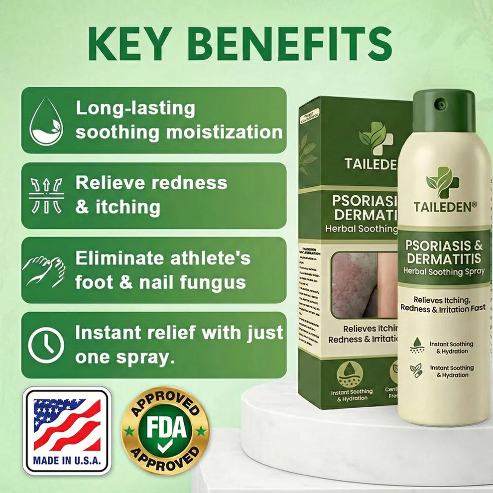 TAILEDEN Magnesium Herbal Psoriasis Spray