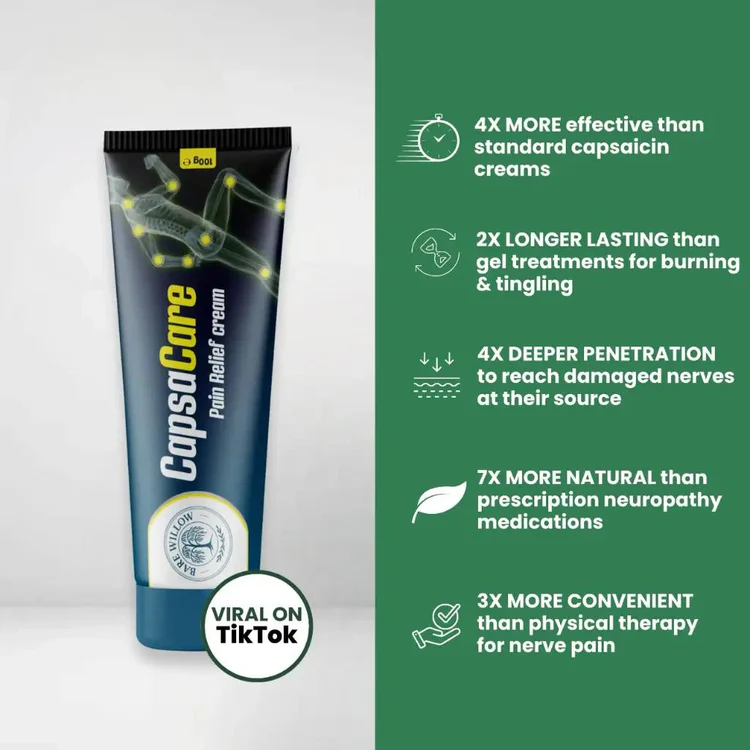 Mavetto CapsaCare Pain Relief Cream image Mavetto CapsaCare Pain Relief Cream