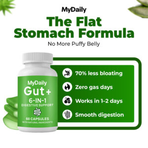 MyDaily Gut+ 6 in 1 Digestive Support Capsules