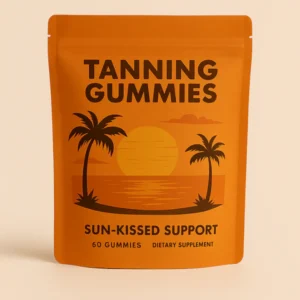 Natural tanning gummies